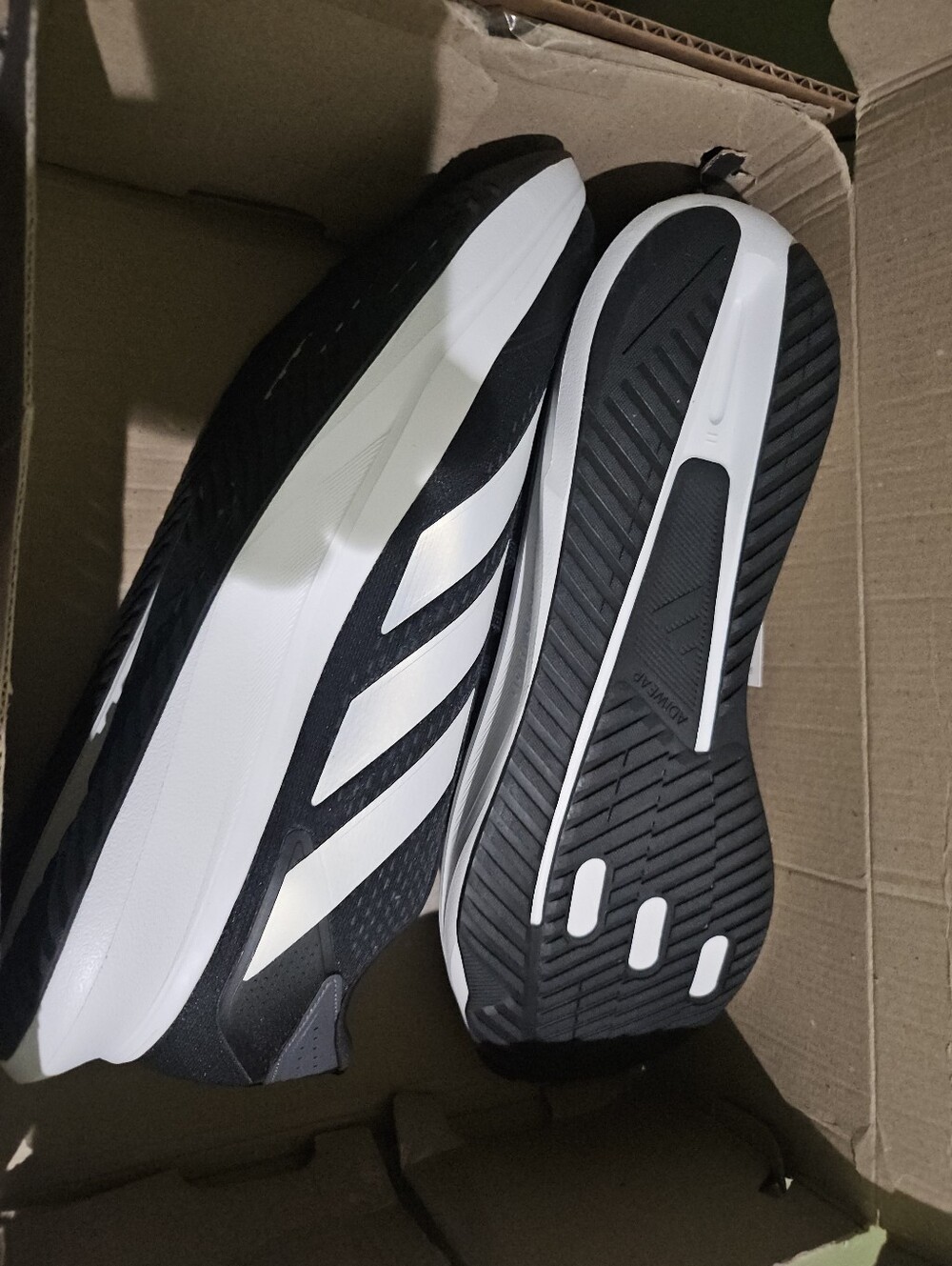 Adidas Men’s Black & White Running Shoes